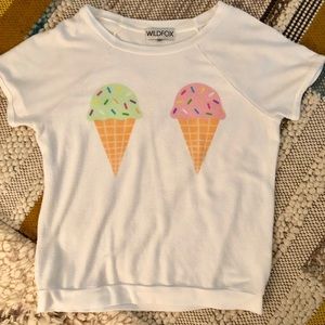 NWOT Wildfox ice cream shirt